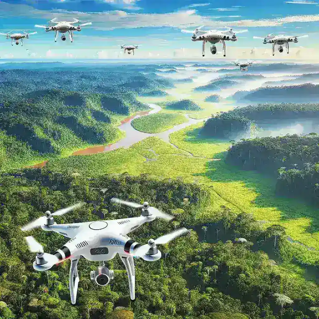 Brasil testa drones para monitorar áreas de preservação ambiental