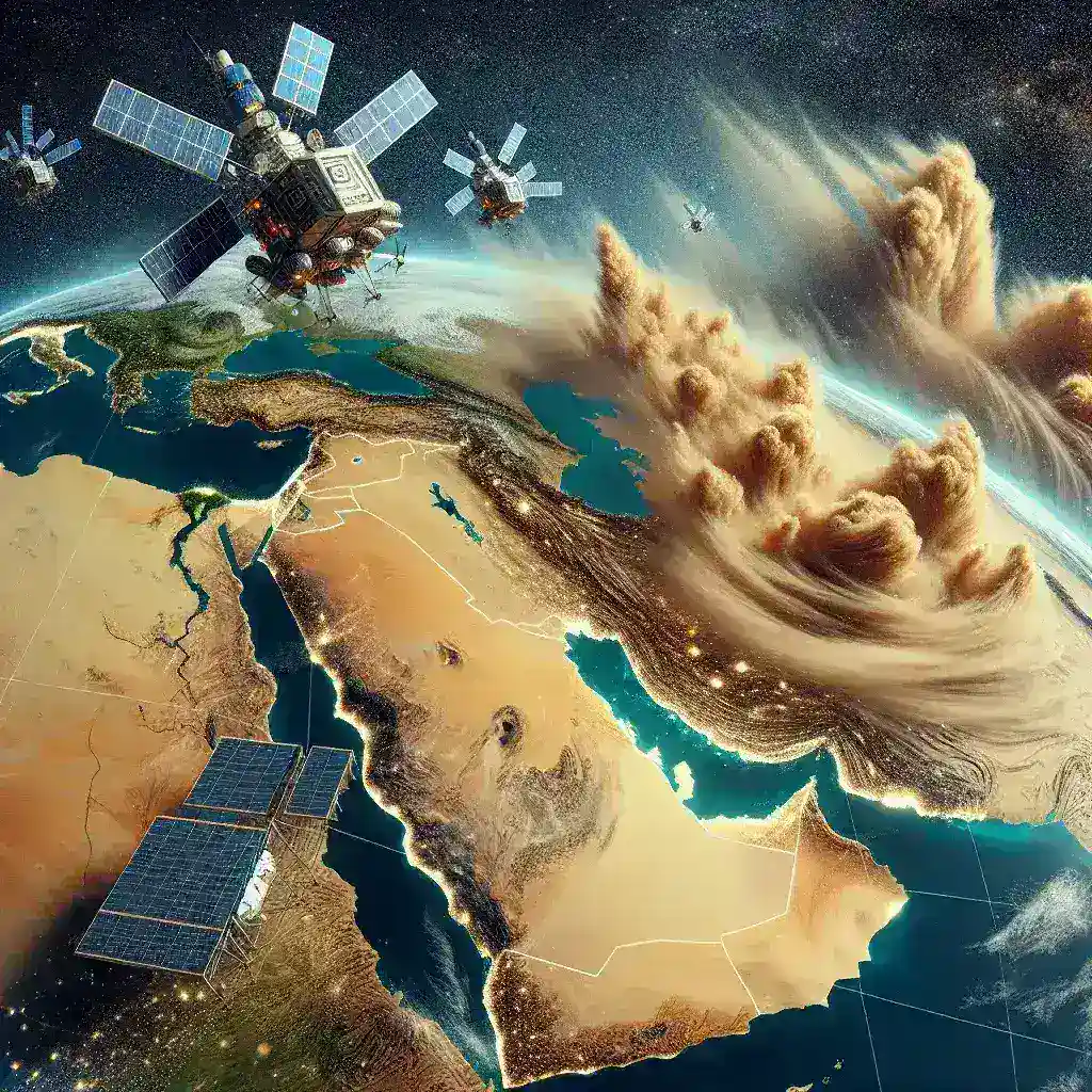 Satélites passam a monitorar tempestades de areia no Oriente Médio